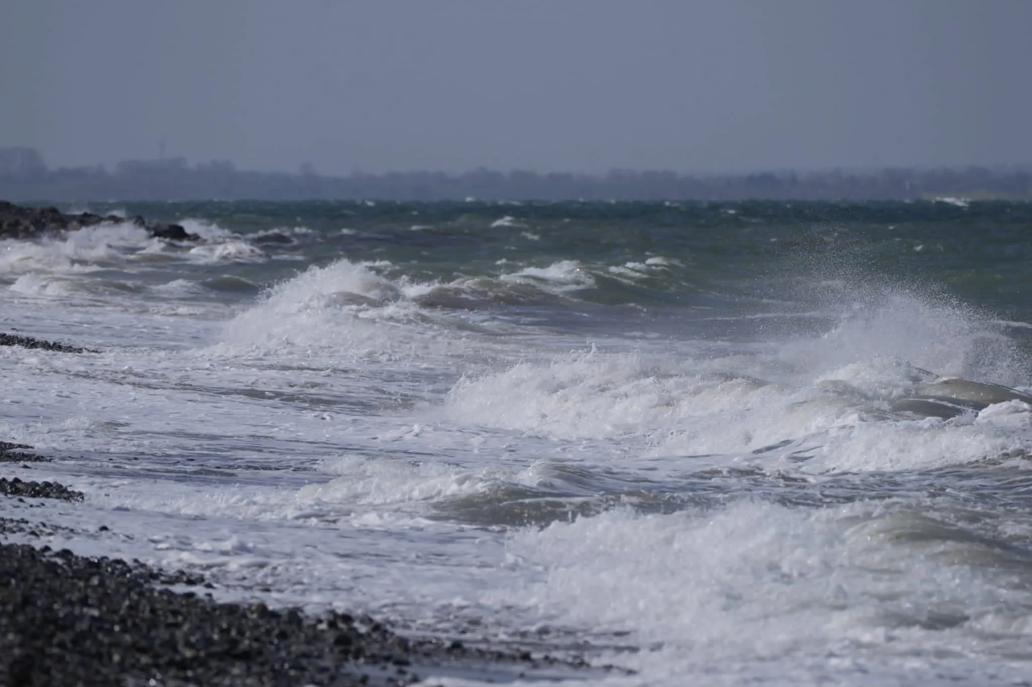 Meeresbrandung am Strand